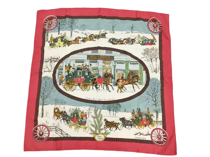 Hermes Carré 90 Silk multicolor, Multicolour, Silk, Scarf