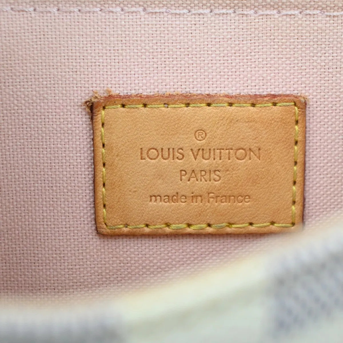 Louis Vuitton Croisette Damier, White, Canvas, Handbag