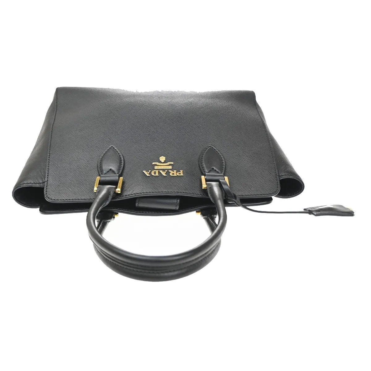 Prada Re-Edition Galleria Tote Saffiano Leather, Black, Leather, Tote Bag