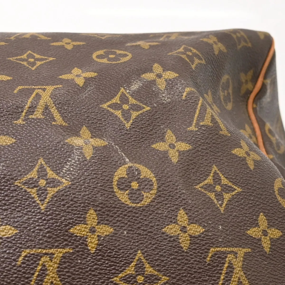Louis Vuitton Keepall Monogram Canvas, Brown, Canvas, Travel Bag