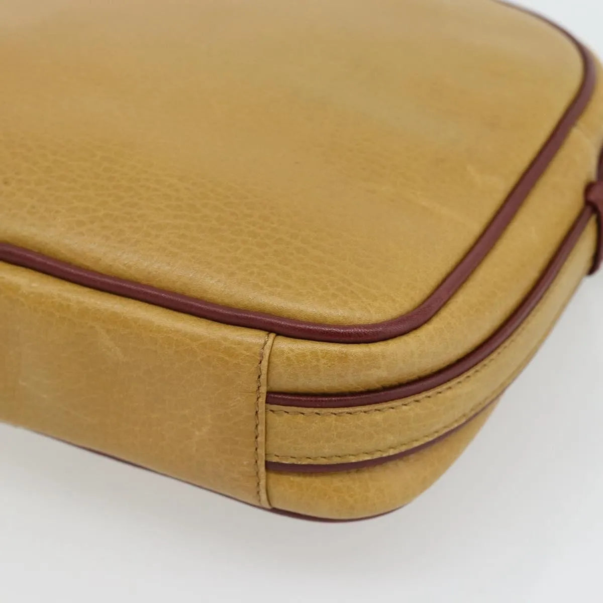 cartier Tasseled Must de Cartier Leather, Yellow, Leather, Shoulder Bag