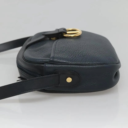 Christian Dior Vintage Leather, Navy, Leather, Shoulder Bag