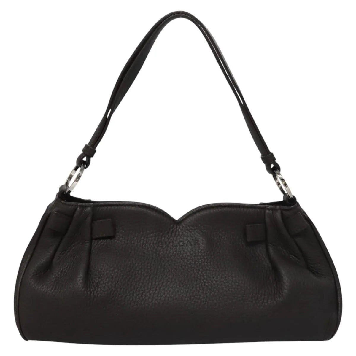 Bvlgari Handbag Leather, Brown, Leather, Handbag