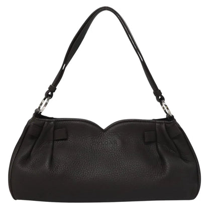 Bvlgari Handbag Leather, Brown, Leather, Handbag