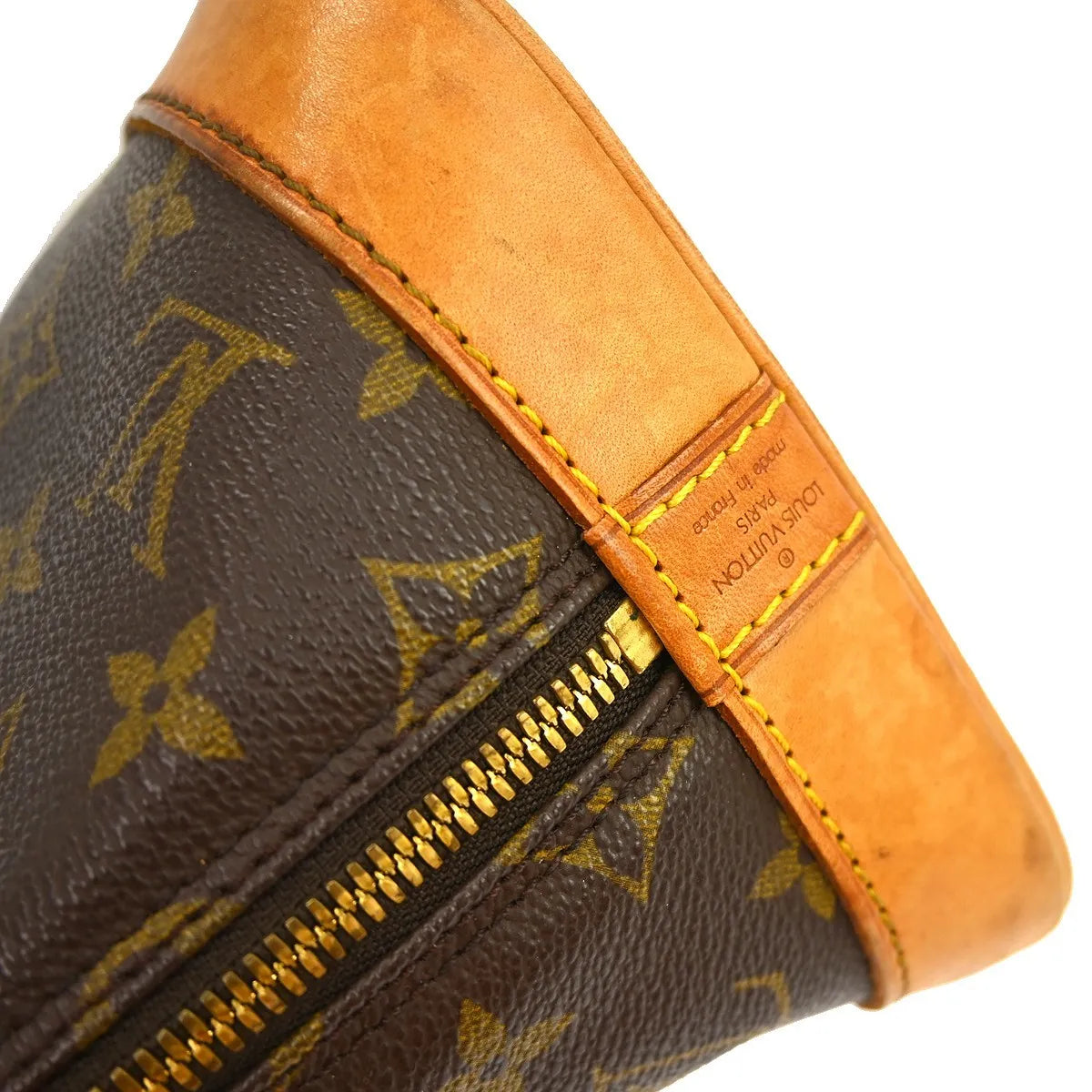 Louis Vuitton Alma Monogram, Brown, Canvas, Handbag