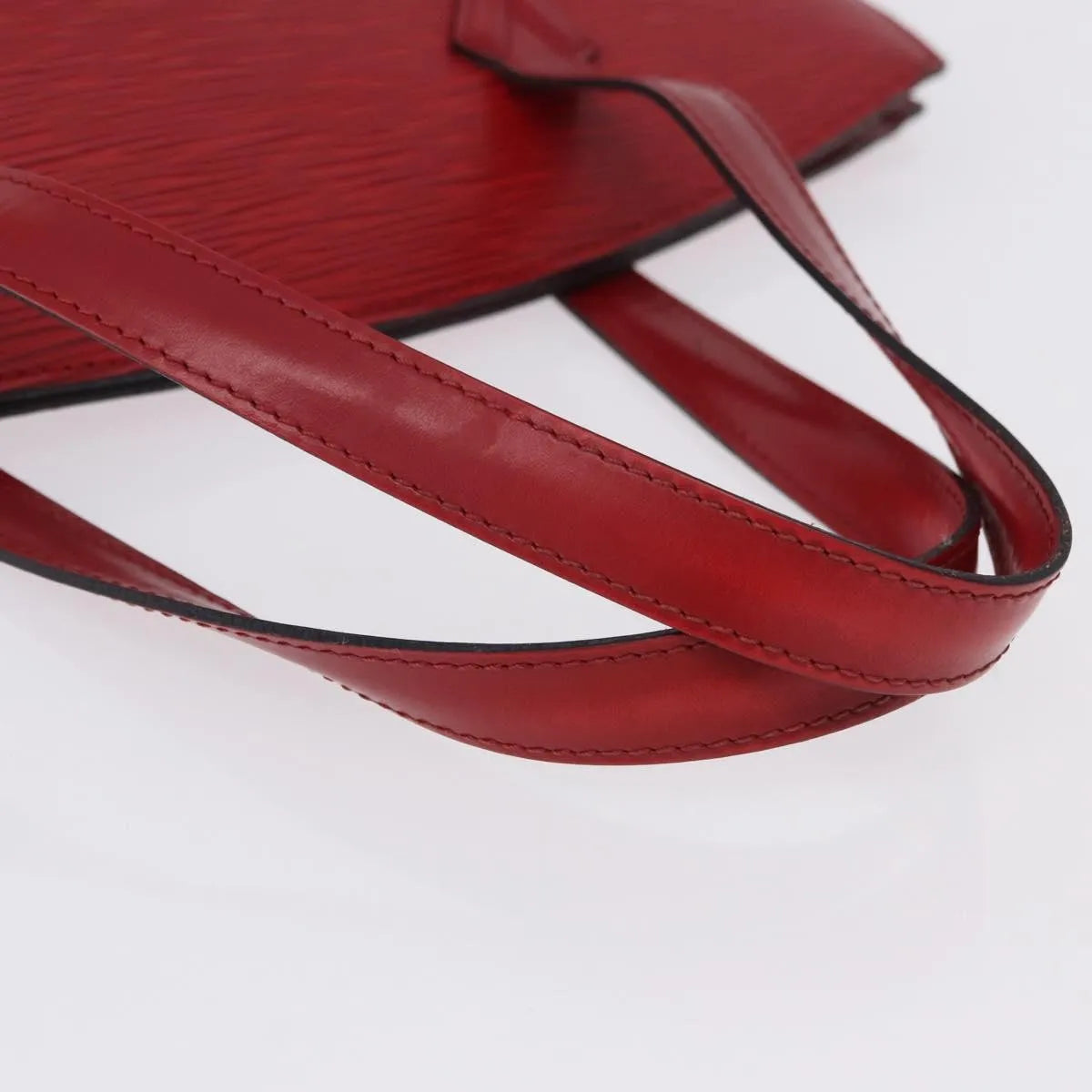 Louis Vuitton Saint Jacques Epi, Red, Leather, Handbag
