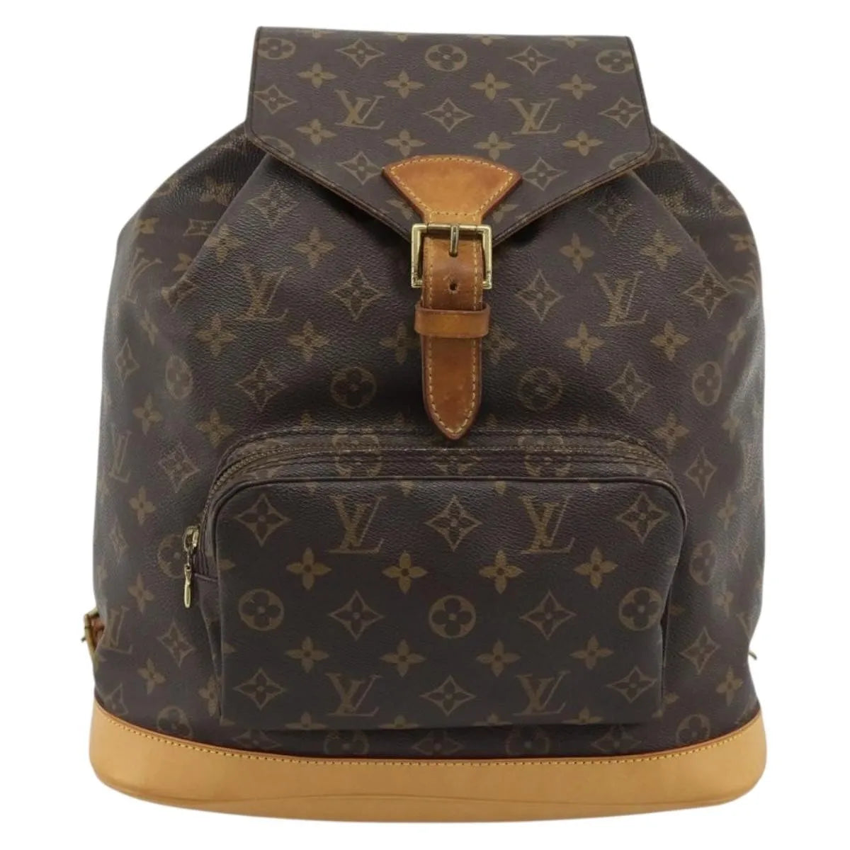 Louis Vuitton Vintage Montsouris Monogram Canvas, Brown, Canvas, Backpack