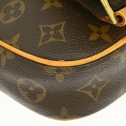 Louis Vuitton Pochette Gange Monogram Canvas, Brown, Canvas, Clutch