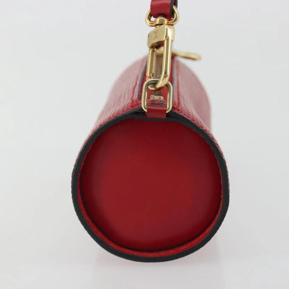 Louis Vuitton Soufflot Pochette Epi Leather, Red, Leather, Clutch