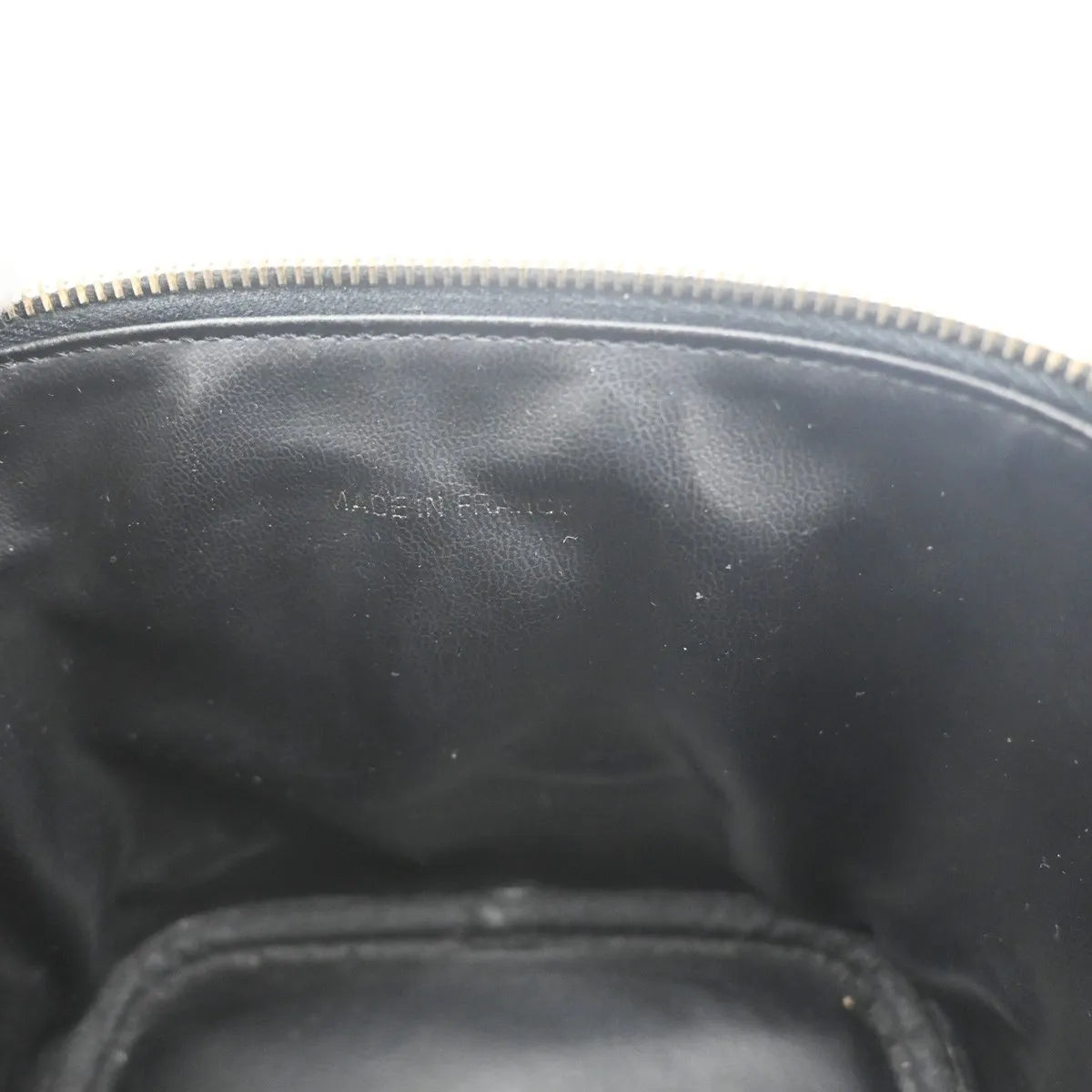 Chanel Vintage Timeless Cosmetic Case Caviar, Black, Leather, Handbag