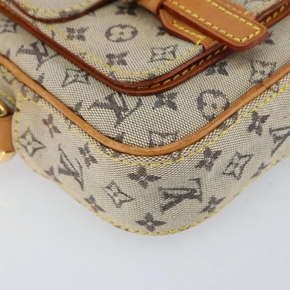 Louis Vuitton Juliette Mini Lin, Blue, Canvas, Shoulder Bag