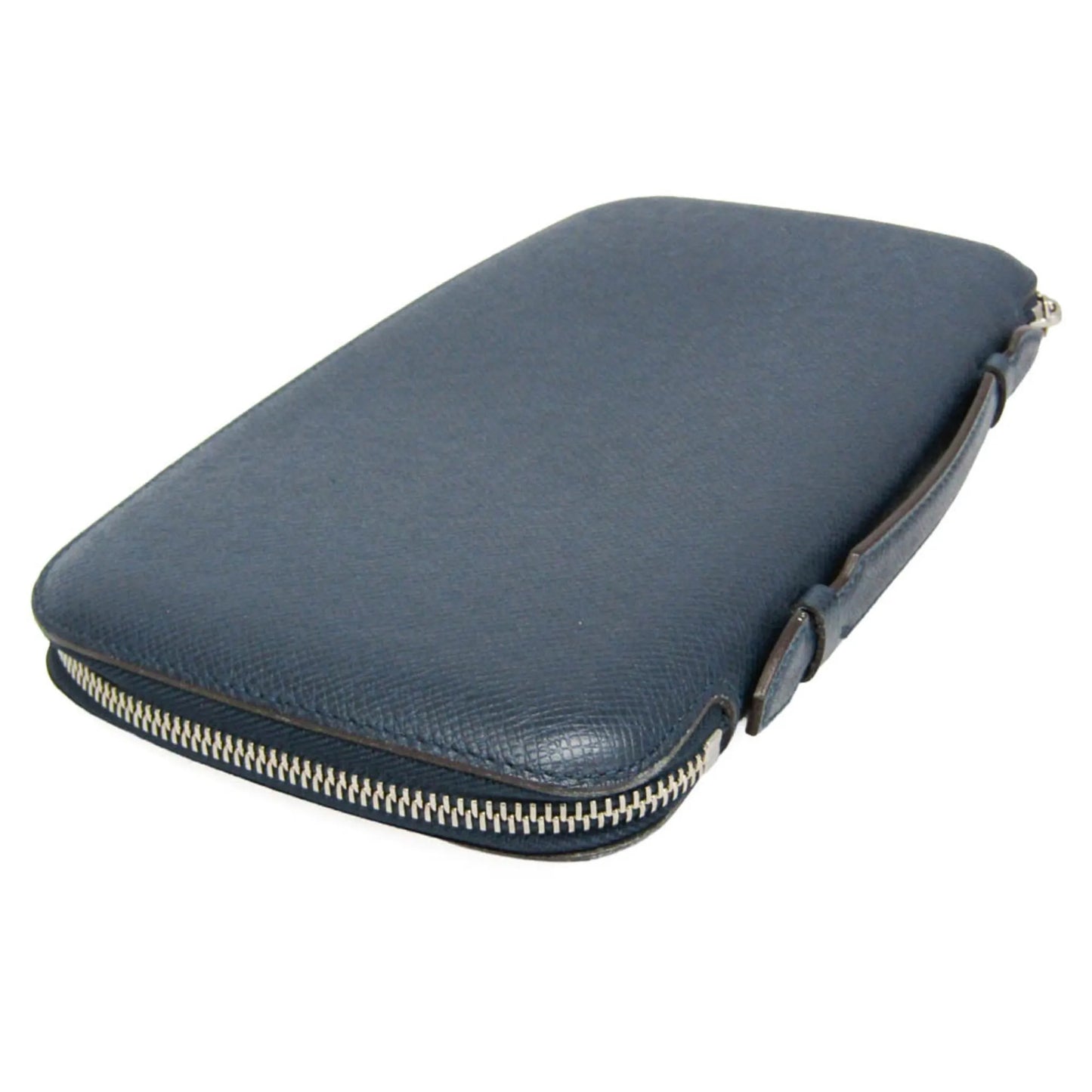 Louis Vuitton Atoll Organizer Taiga Leather, Blue, Leather, Wallet