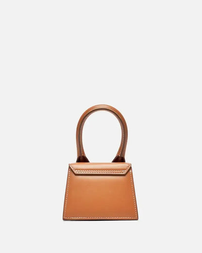 Jacquemus Le Chiquito Mini Leather, Brown, Leather, Handbag