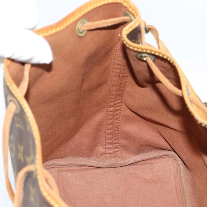 Louis Vuitton Petit Noe Monogram Canvas, Brown, Canvas, Shoulder Bag
