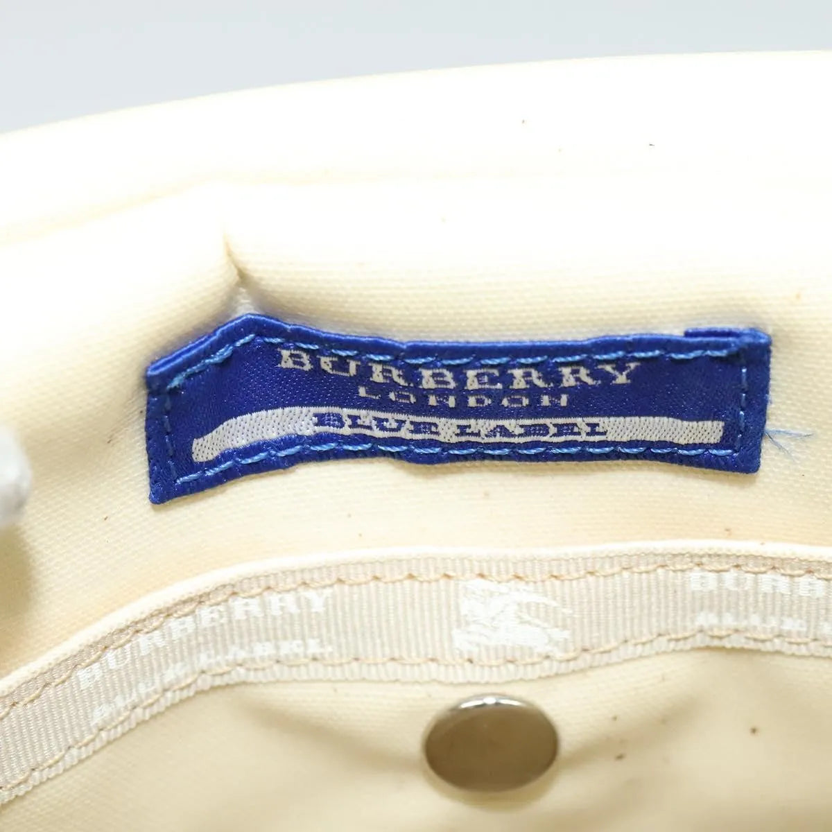 Burberry Blue Label Canvas, Black, Canvas, Shoulder Bag