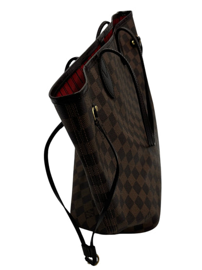Louis Vuitton Neverfull Tote Damier, Brown, Canvas, Tote Bag