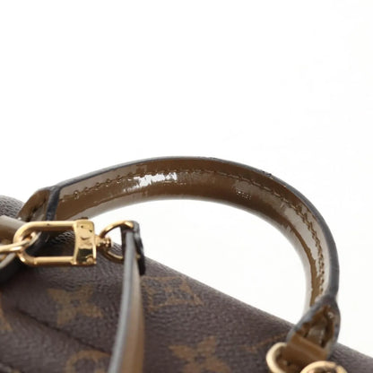 Louis Vuitton Hot Springs Vernis with Monogram Canvas, Brown, Canvas, Backpack