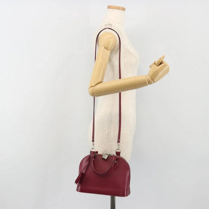 Louis Vuitton Alma Epi, Pink, Leather, Handbag