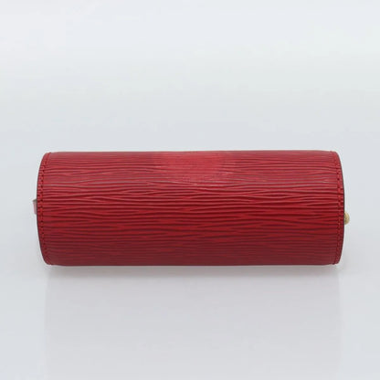 Louis Vuitton Soufflot Pochette Epi Leather, Red, Leather, Clutch
