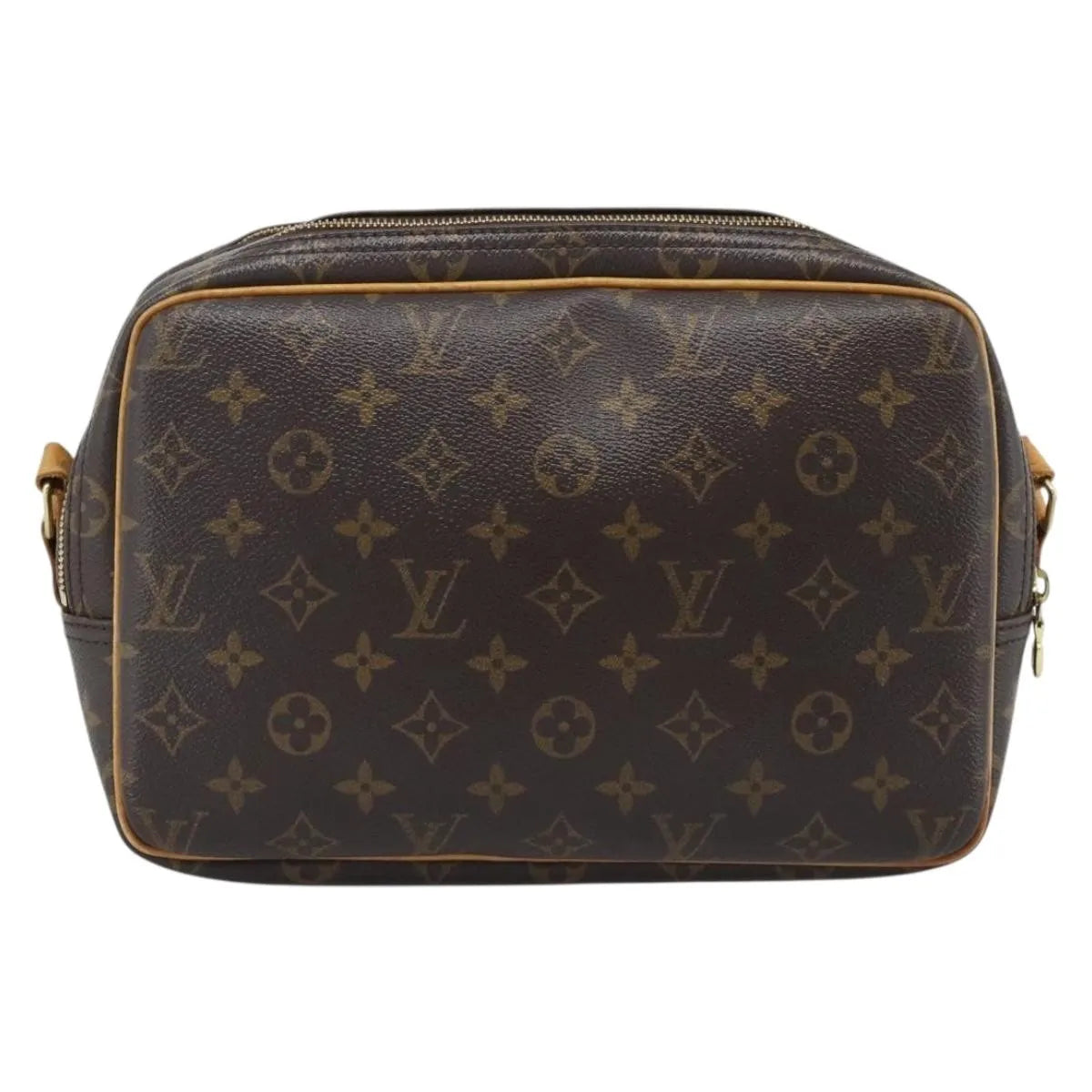 Louis Vuitton Reporter Monogram, Brown, Canvas, Shoulder Bag