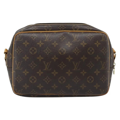 Louis Vuitton Reporter Monogram, Brown, Canvas, Shoulder Bag