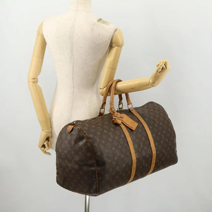 Louis Vuitton Keepall Monogram Canvas, Brown, Canvas, Travel Bag