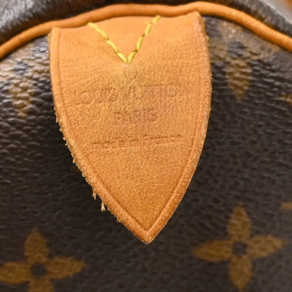 Louis Vuitton Speedy Monogram Canvas, Brown, Canvas, Handbag