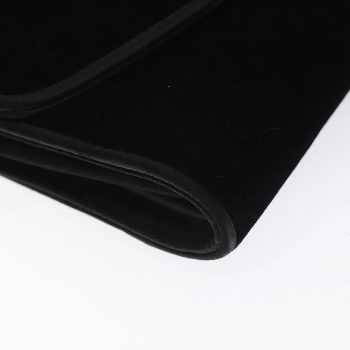 Gucci Vintage Flap Velvet, Black, Velvet, Shoulder Bag
