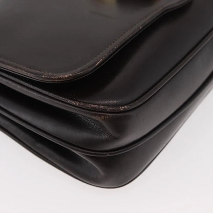 Gucci Vintage Leather, Brown, Leather, Shoulder Bag