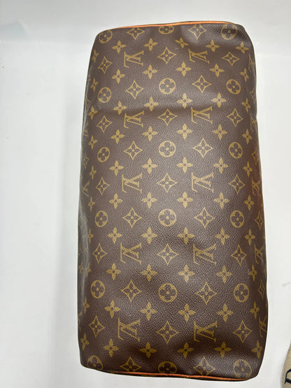 Louis Vuitton Speedy Monogram Canvas, Brown, Canvas, Handbag