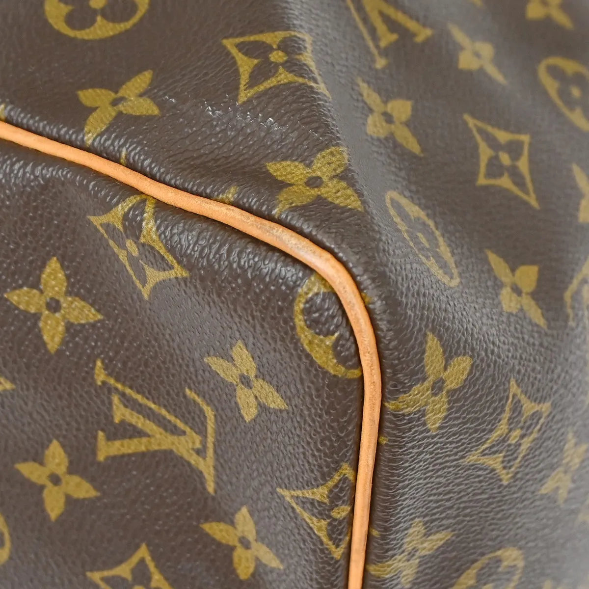 Louis Vuitton Keepall Monogram, Brown, Canvas, Travel Bag