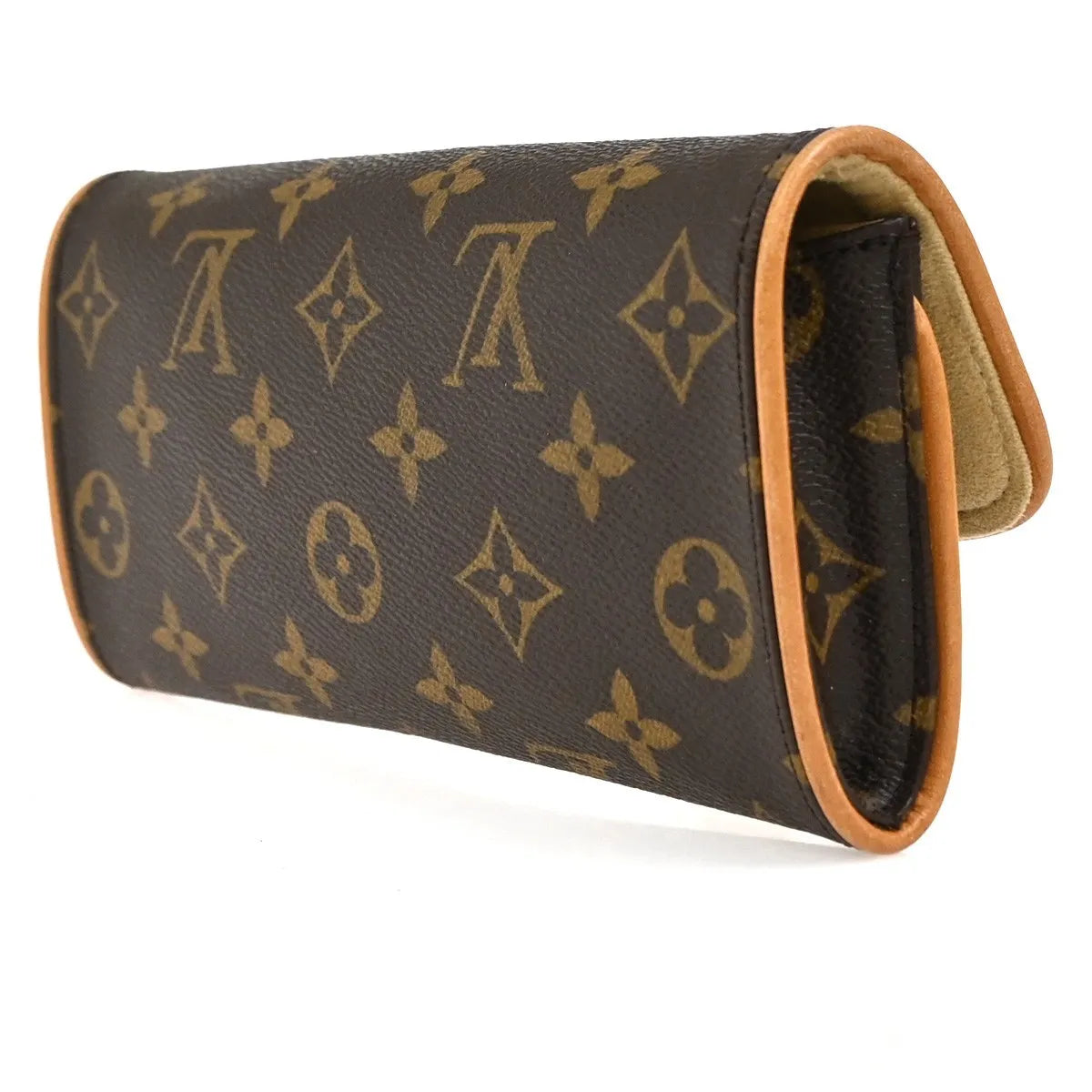 Louis Vuitton Twin Monogram Canvas, Brown, Canvas, Clutch