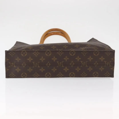 Louis Vuitton Sac Plat Monogram, Brown, Canvas, Tote Bag