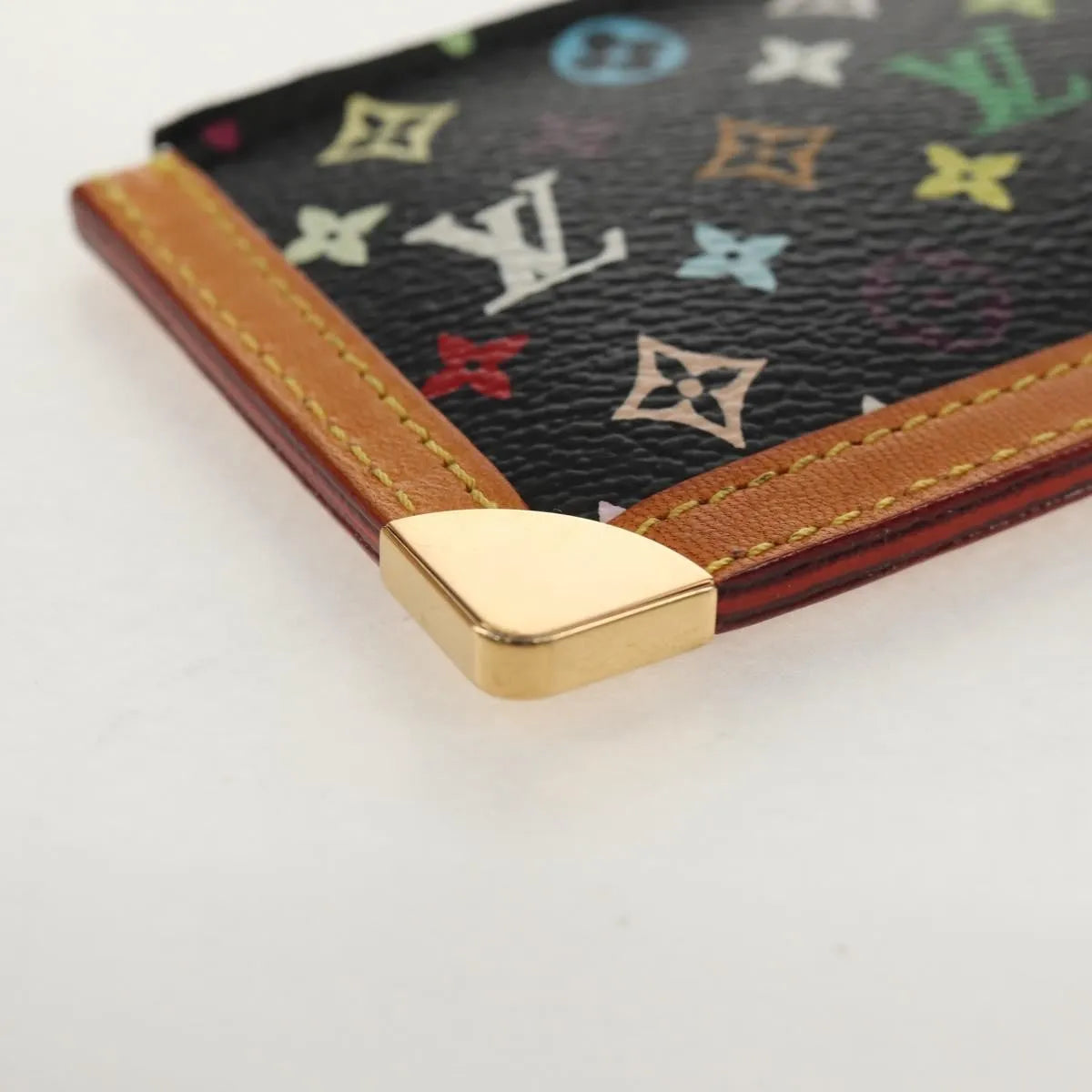 Louis Vuitton Pochette Clés Monogram Canvas, Black, Canvas, Wallet