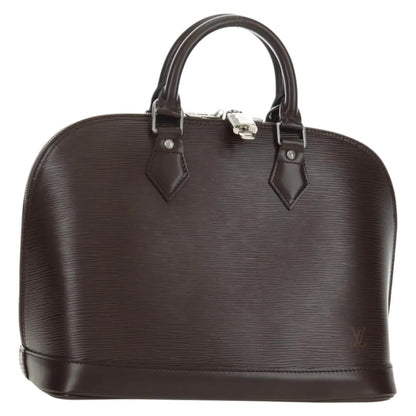 Louis Vuitton Alma Epi Leather, Brown, Leather, Handbag