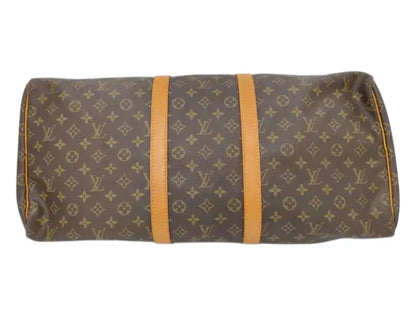 Louis Vuitton Keepall Monogram Canvas, Brown, Canvas, Travel Bag