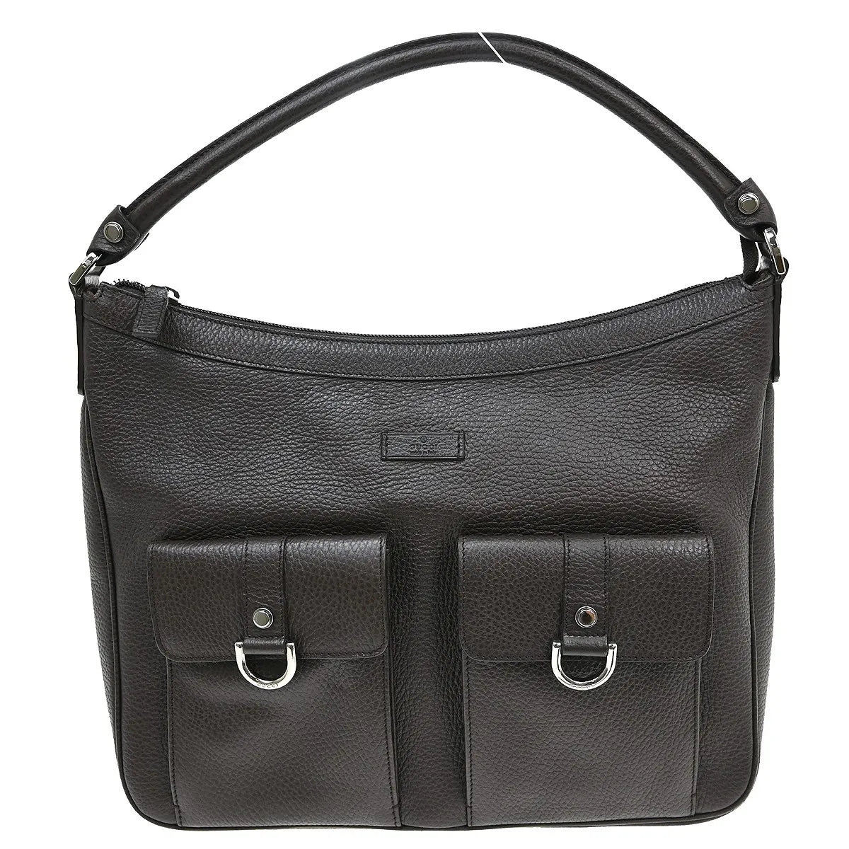 Gucci Abbey D-ring Handbag Calfskin, Brown, Leather, Handbag