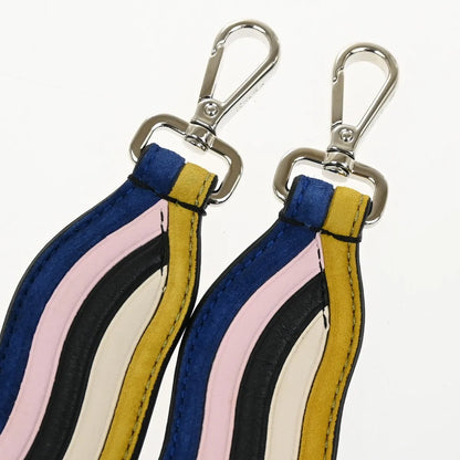 Fendi Strap You Shoulder Strap Leather, Multicolour, Leather, Straps