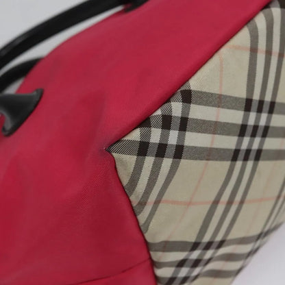 Burberry Blue Label Nylon, Pink, Nylon, Tote Bag