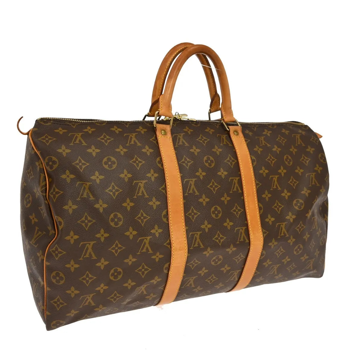 Louis Vuitton Keepall Monogram Canvas, Brown, Canvas, Travel Bag