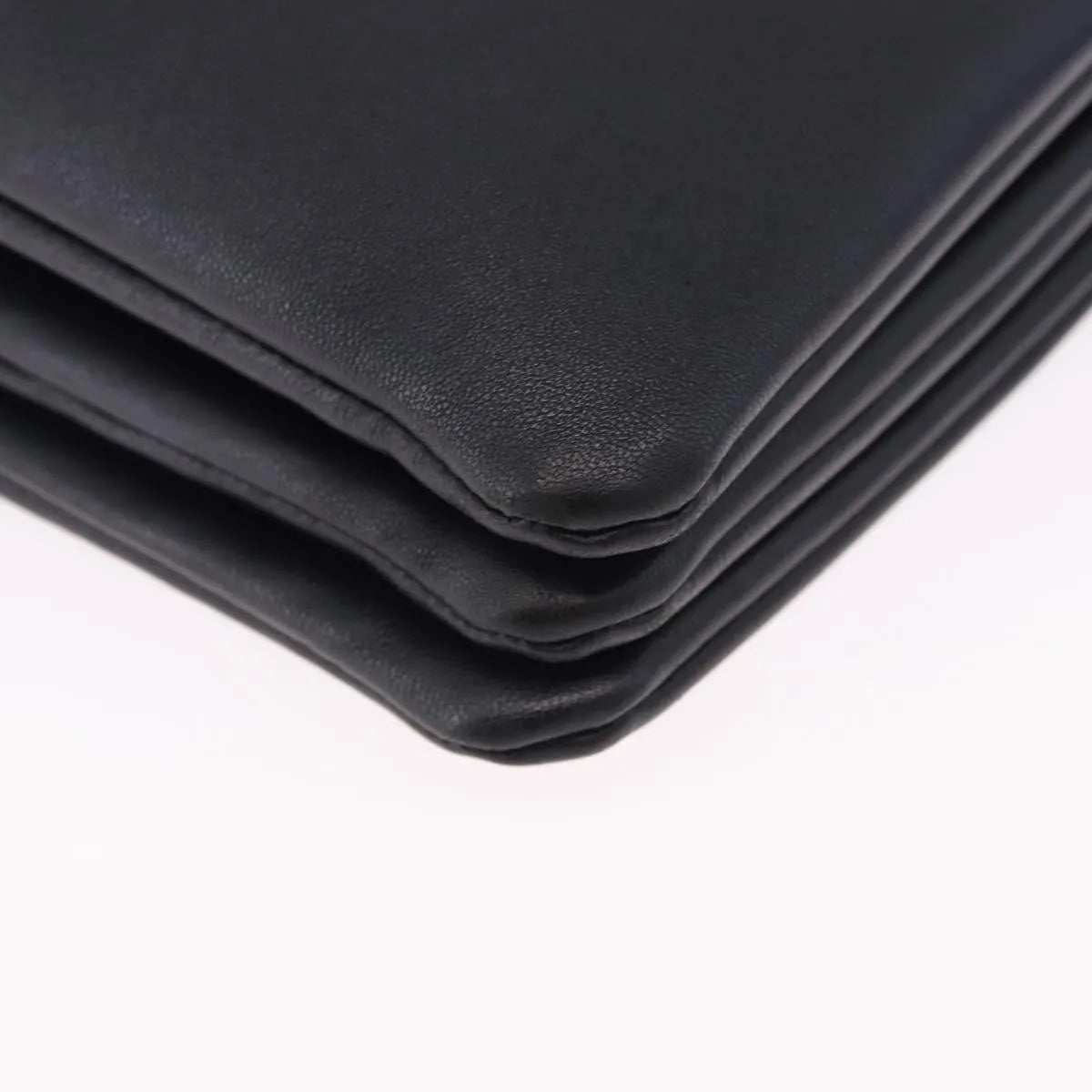 Celine Trio Leather, Black, Leather, Shoulder Bag