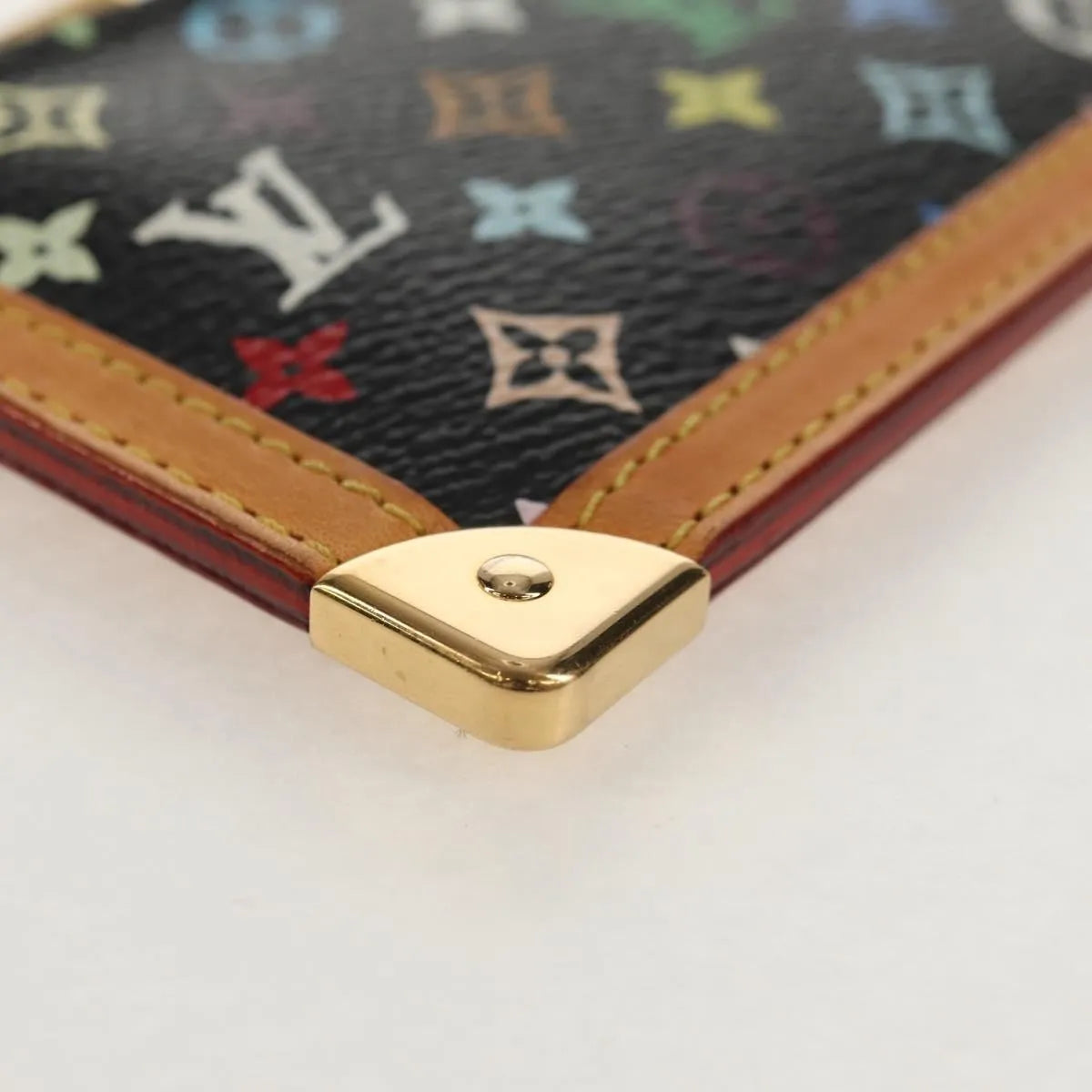 Louis Vuitton Pochette Clés Monogram Canvas, Black, Canvas, Wallet