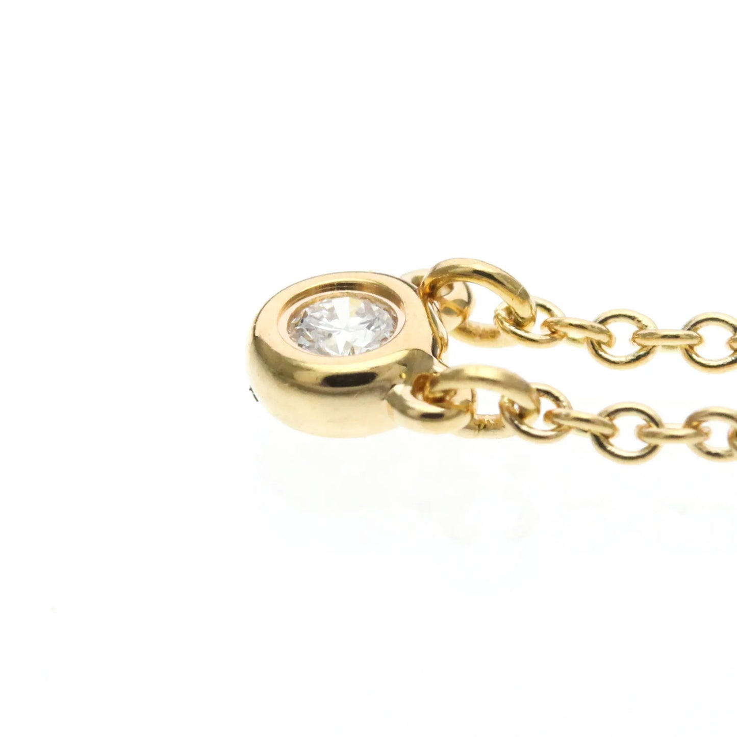 Tiffany & Co. Elsa Peretti Diamonds By The Yard 18K Rose Gold with Diamond, Gold, Pink Gold, Necklace