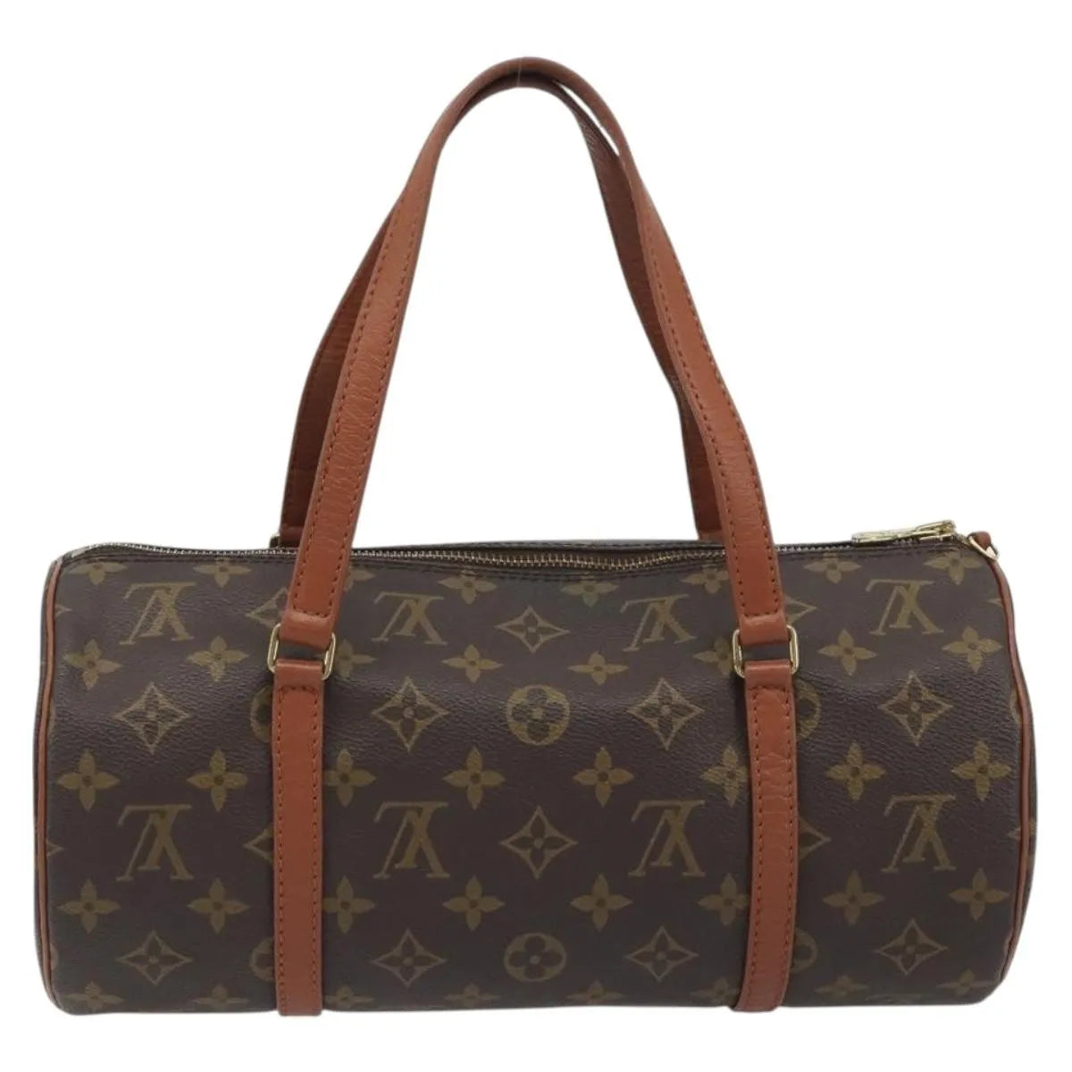 Louis Vuitton Papillon Monogram, Brown, Canvas, Handbag