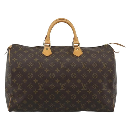Louis Vuitton Speedy Monogram Canvas, Brown, Canvas, Handbag