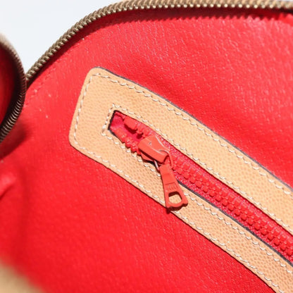 Celine Vintage Leather, Beige, Leather, Shoulder Bag