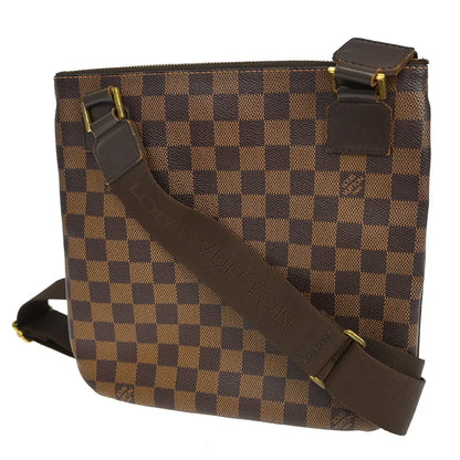 Louis Vuitton Bosphore Pochette Damier, Brown, Canvas, Shoulder Bag