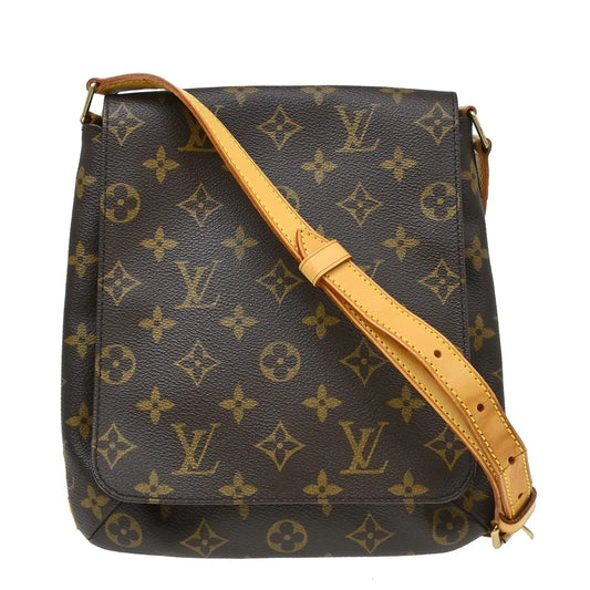Louis Vuitton Musette Salsa Monogram Canvas, Brown, Canvas, Shoulder Bag