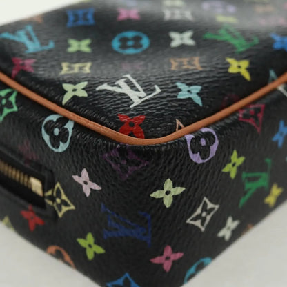Louis Vuitton Wapity Trousse Monogram Multicolor, Black, Canvas, Clutch