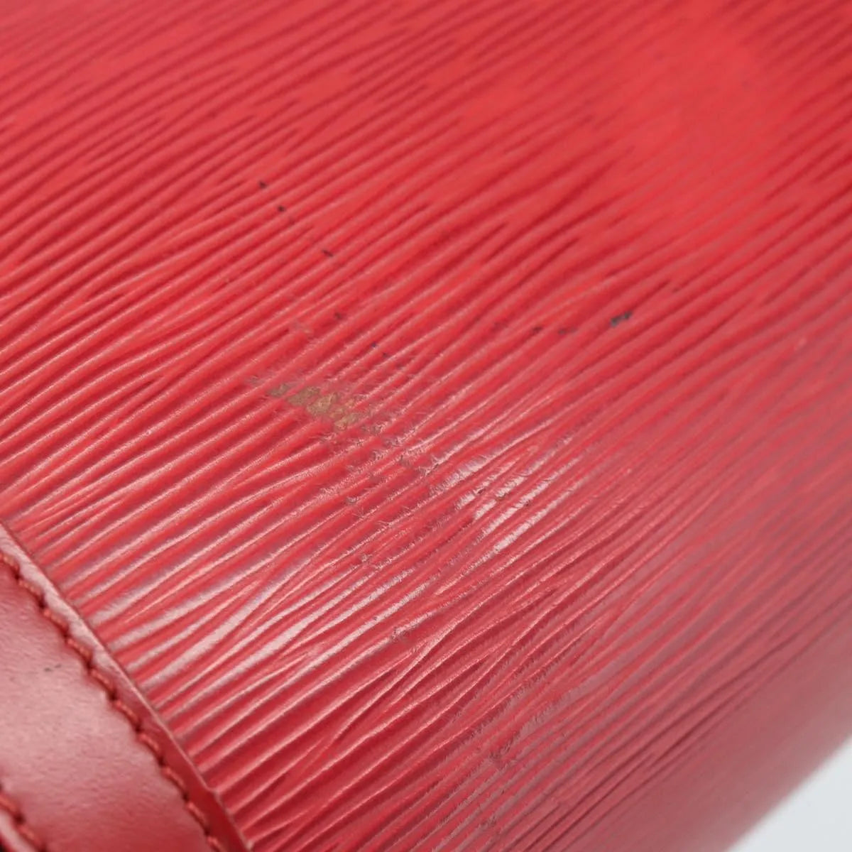 Louis Vuitton Soufflot Epi Leather, Red, Leather, Handbag